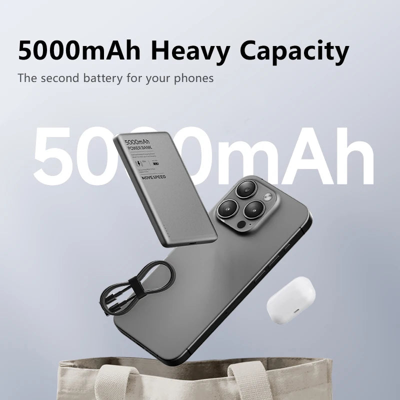 MOVESPEED Mini Magnetic Power Bank