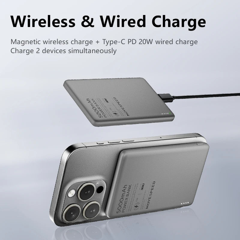 MOVESPEED Mini Magnetic Power Bank